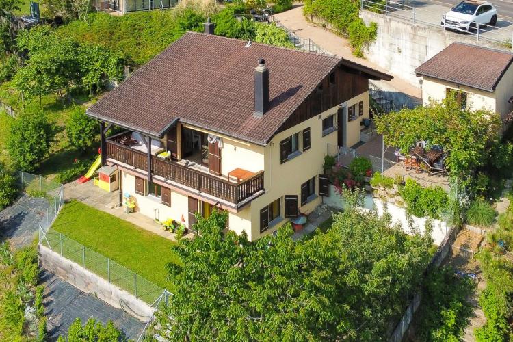 Freistehende 5,5-Zimmer-Villa mit wunderschönem Panoramablick auf den Genfersee
