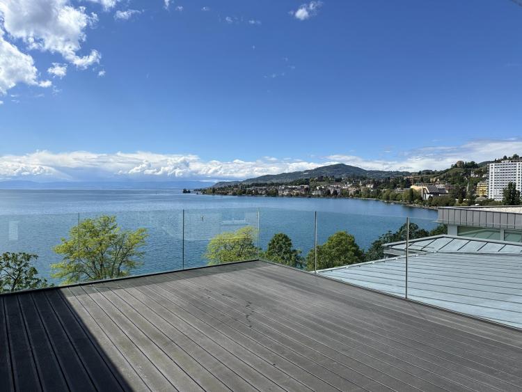Wunderschönes 4,5-Zimmer-Penthouse mit Seeblick an den Kais von Montreux