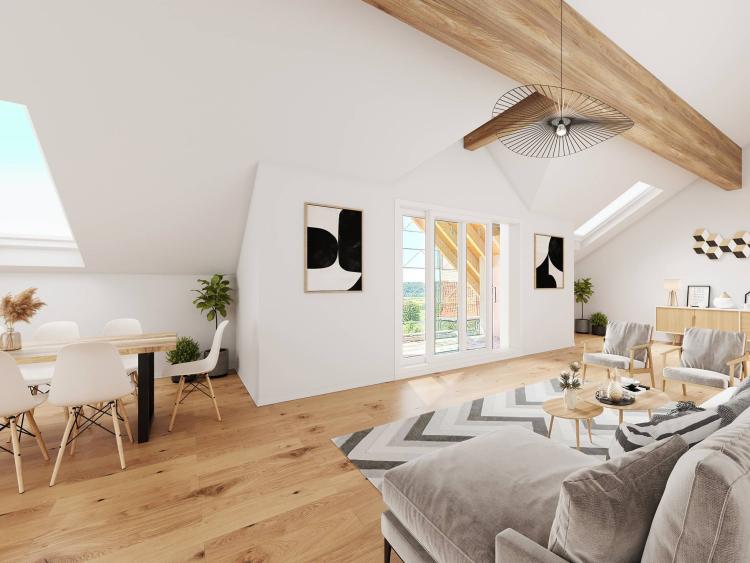 Grundstück 6 - 5,5-Zimmer-Wohnung mit Balkon und Zwischengeschoss