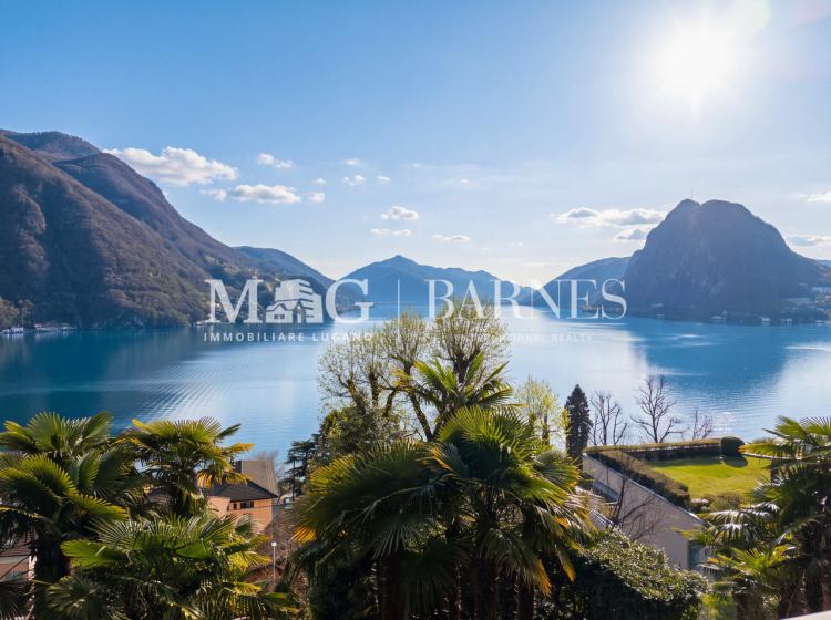 Lugano, Castagnola : Appartement de 5 pièces avec vue sur le lac
