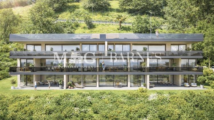 Lugano, Pregassona: Neue 5.5-Zimmer-Wohnung mit Garten und Aussicht