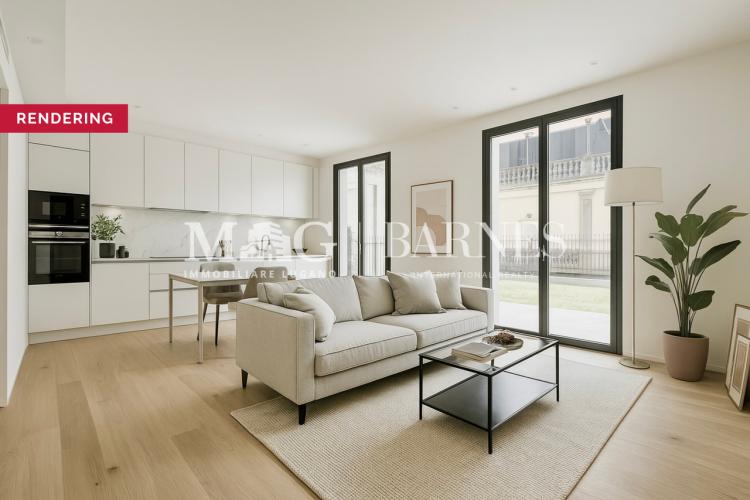 Lugano Centro: 3.5-Zimmer-Wohnung mit Garten