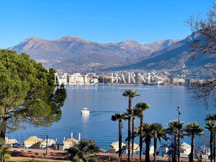 Lugano, Paradiso: 3.5-Zimmer-Wohnung am See mit Terrasse