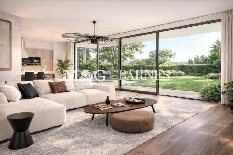Gentilino, Collina d'Oro: Nouvel appartement 5,5 pièces avec jardin