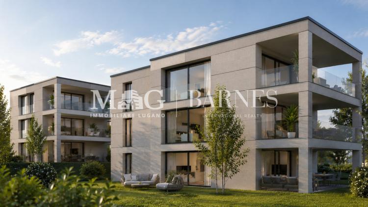 Collina d'Oro: 4,5-Zimmer-Wohnung mit Terrasse in neuer Residenz