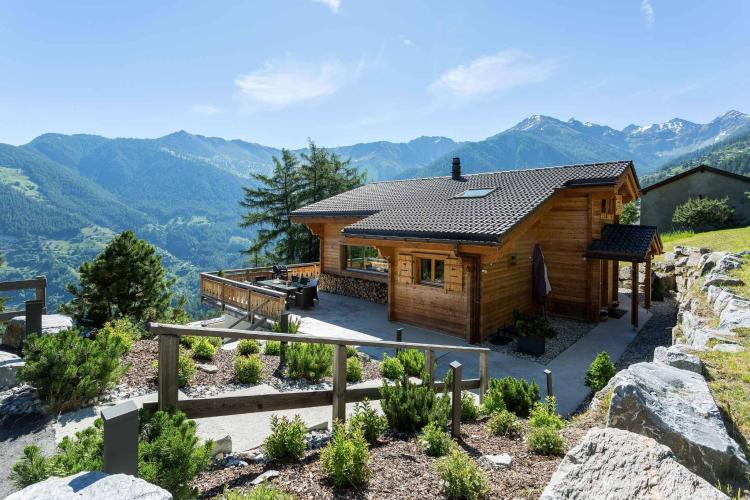 La Tzoumaz – Außergewöhnliches Chalet mit Panoramablick

