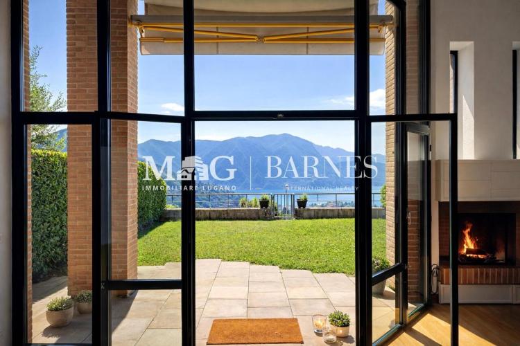 Lugano: Villa mit Seeblick und privatem Garten