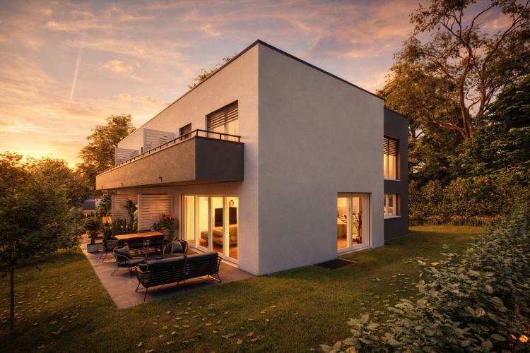 Neue HPE-Villa mit Dachterrasse und privatem Garten – Grundstück C
