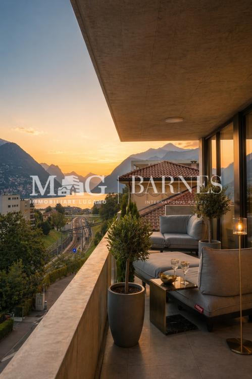 Paradiso: Halbappartement mit Terrasse mit Seeblick - 2 Residence