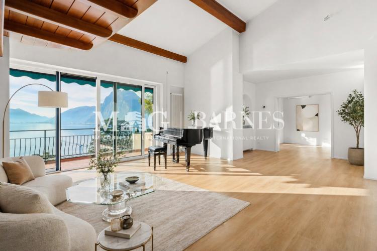 Lugano, Castagnola: Villa mit Schwimmbad und Panoramablick auf den See