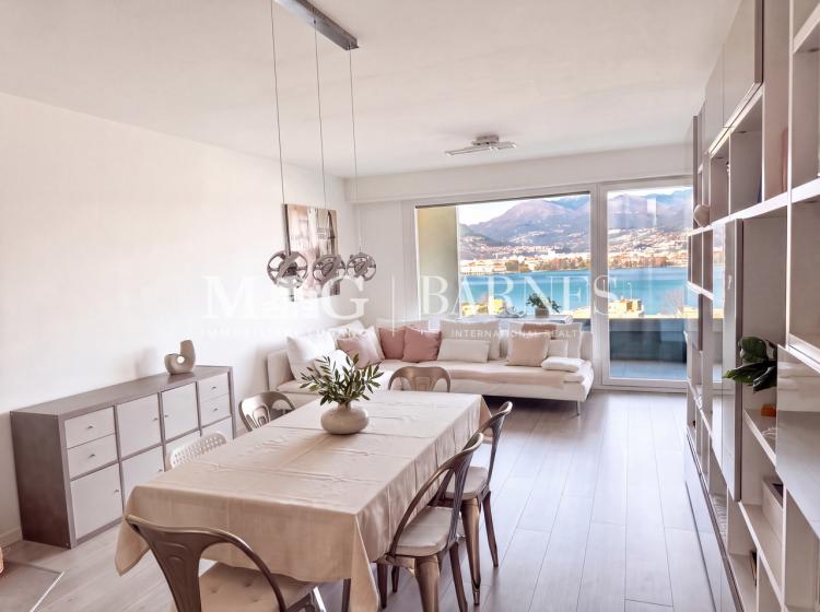 Lugano, Paradiso: Renovierte 3.5-Zimmer-Wohnung mit Seesicht