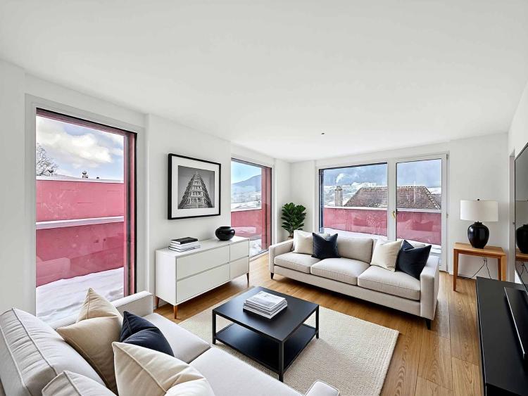 Elegantes, modernes Penthouse mit großer Terrasse 