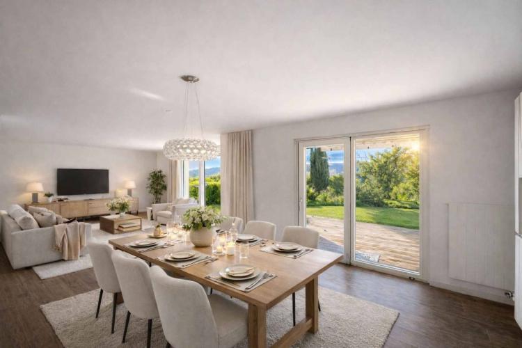 Luxuriöse Doppelhaushälfte mit Seeblick