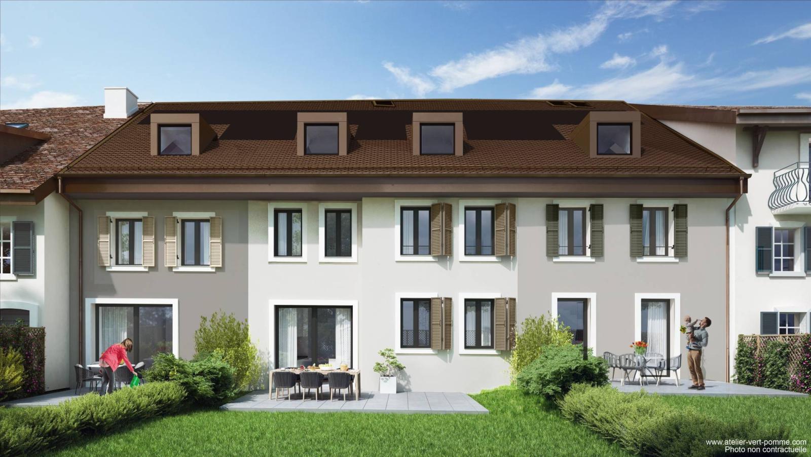 Exklusiv - Schönes neues Dorfhaus mit Garten
