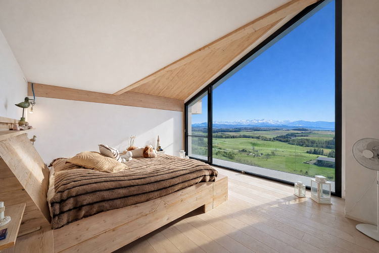 Architektonisch gestaltete Villa im Herzen der Weinberge