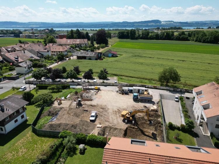 Der Bau hat begonnen! 3.5 Zimmerwohnung im 1. Stock