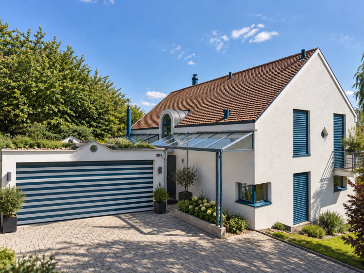 Ein einzigartiger Architekturstil inmitten einer grünen Umgebung