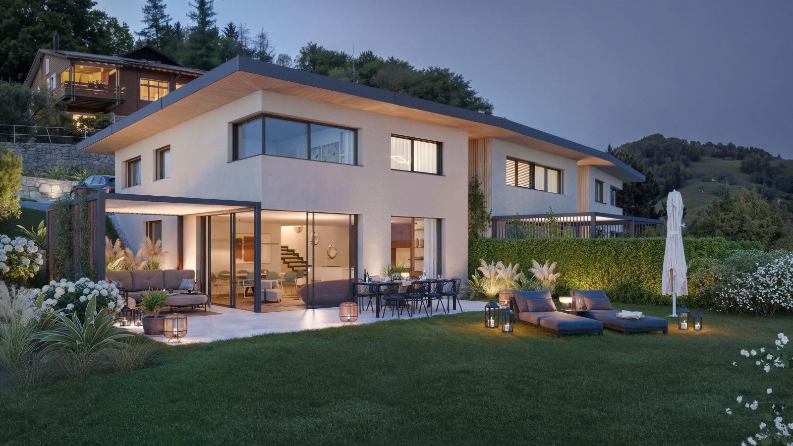 Neubau-Villa der Extraklasse in Dully
