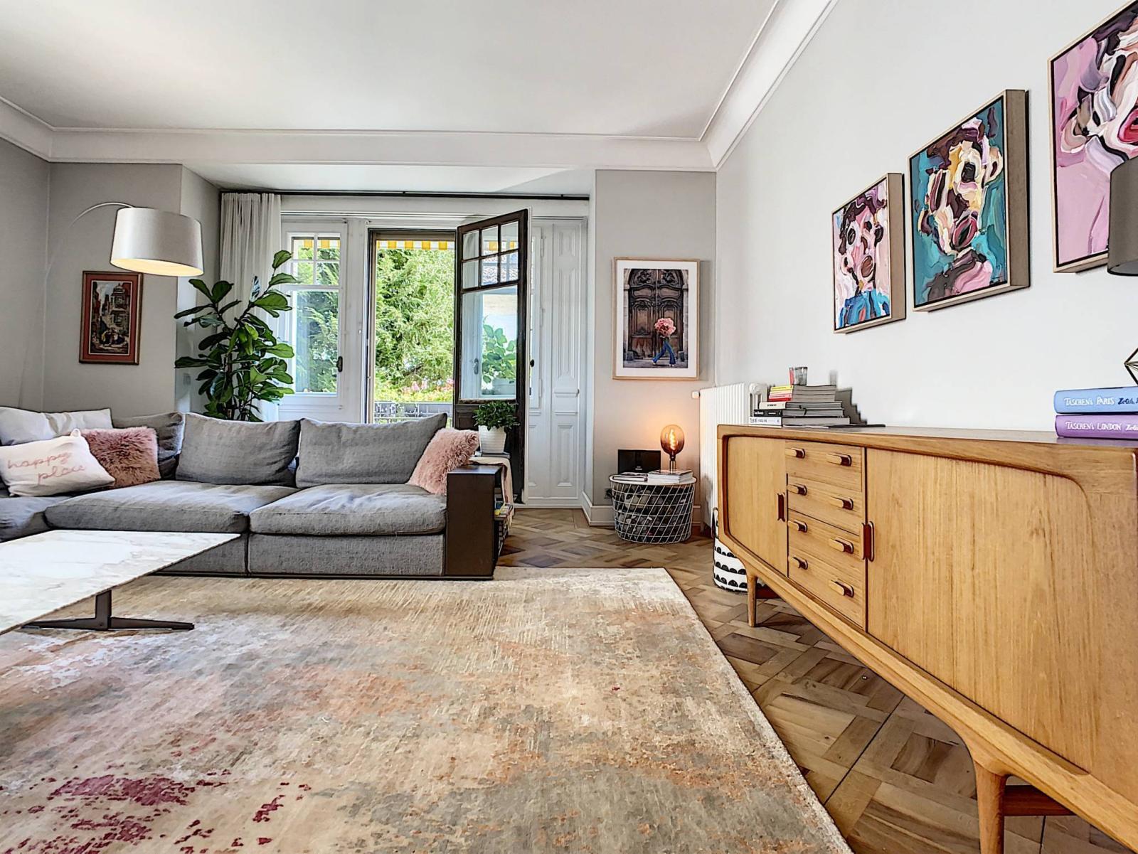 Hyperzentrum von Lausanne – Bürgerwohnung aus dem frühen 20. Jahrhundert