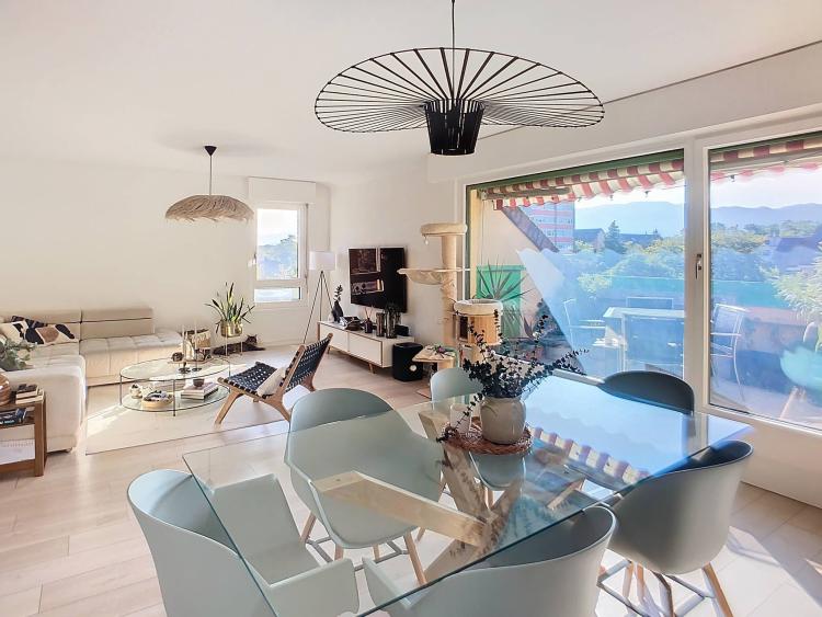 Dachgeschosswohnung mit freiem Blick