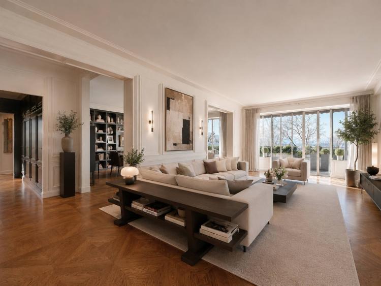 Im Herzen von Ouchy, ein luxuriöses 7-Zimmer-Apartment mit Seeblick