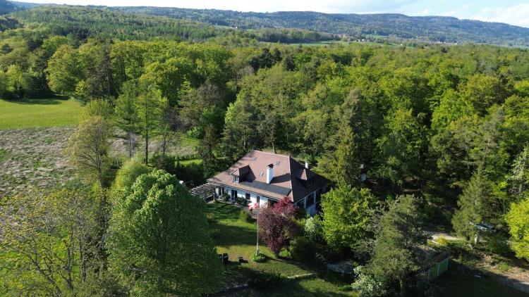 Exceptional property in absolute tranquility, with breathtaking views of Mont Blanc