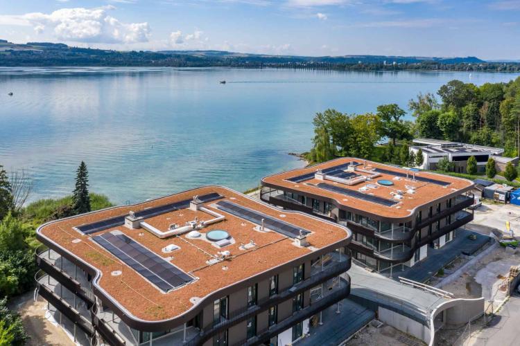  Eleganz und Modernität, machen Sie es sich bequem mit den Füßen im Wasser! 