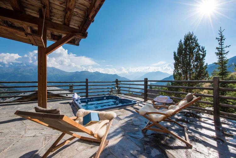 Luxuriöses Chalet mit Panoramablick