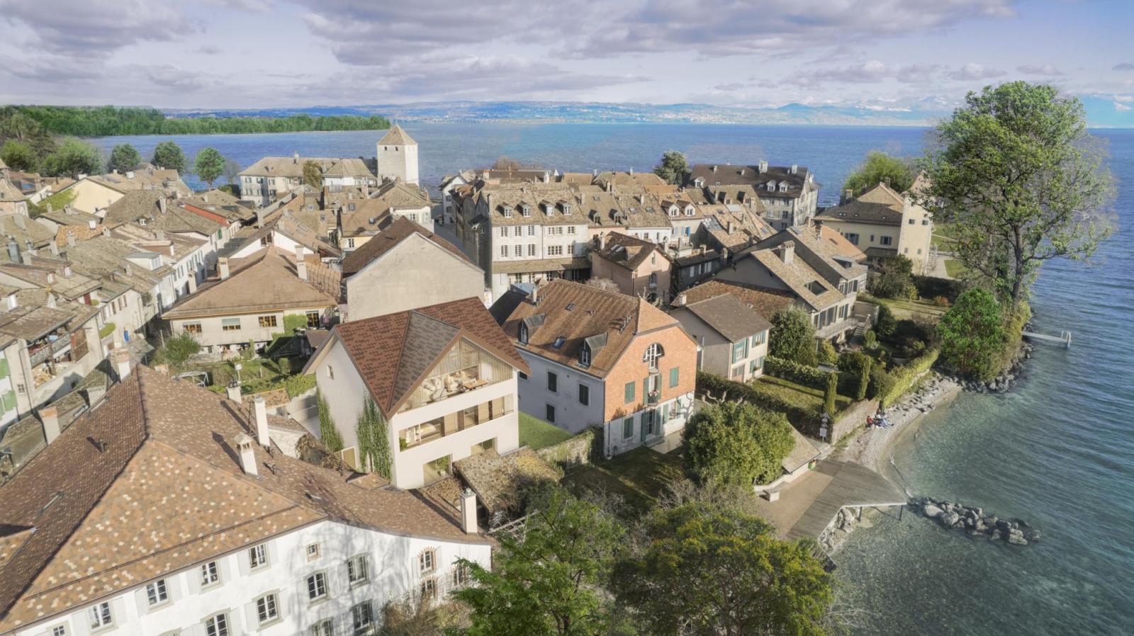 Saint-prex - hervorragendes einfamilienhaus mit blick auf den see nach plan zu verkaufen