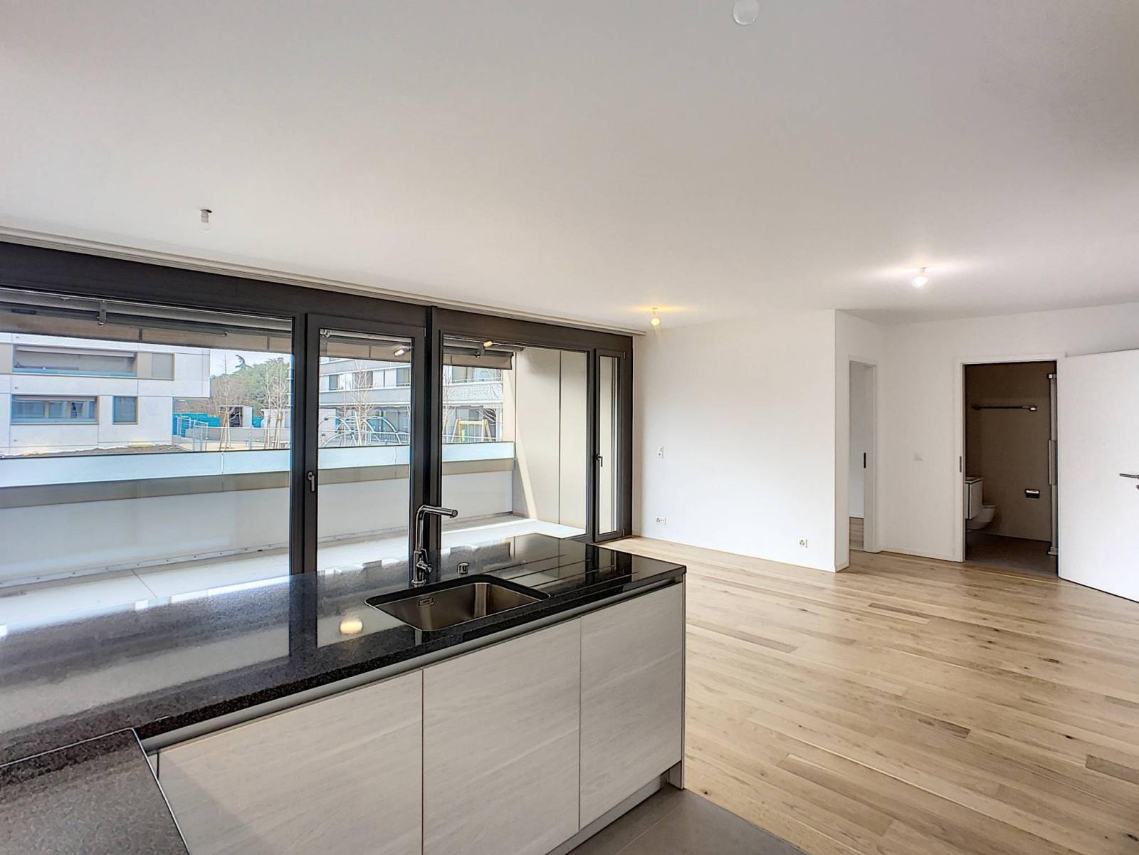 Elegante neue 2.5-Zimmer-Wohnung im Erdgeschoss