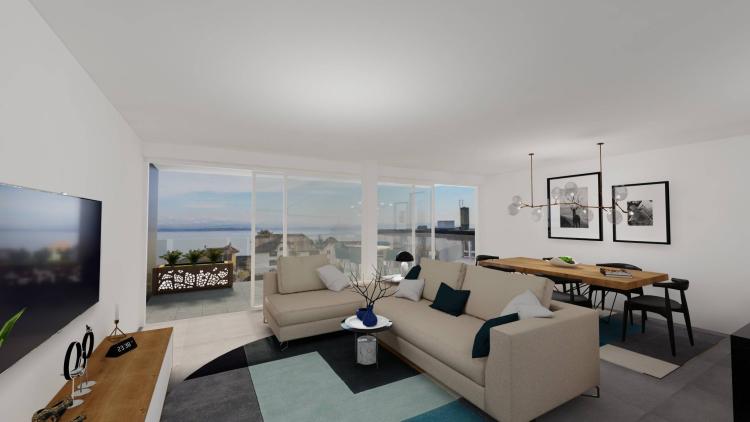 Eine idyllische Kulisse als Horizont