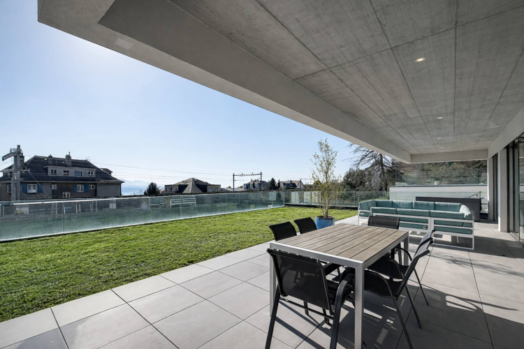 Moderne 107 m² große Wohnung mit Garten