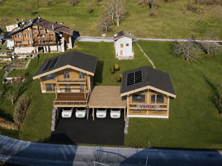 Neues Projekt – Freistehendes Lärchenchalet mit hohem Energiepotenzial