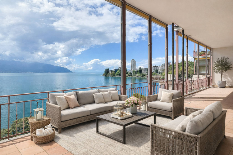 Wunderschöne 5,5 Zimmerwohnung, direkt am Wasser! Repräsentative Residenz!