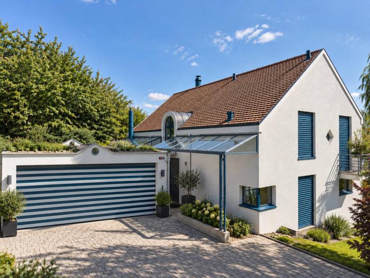 Ein einzigartiger Architekturstil im Herzen einer grünen Umgebung