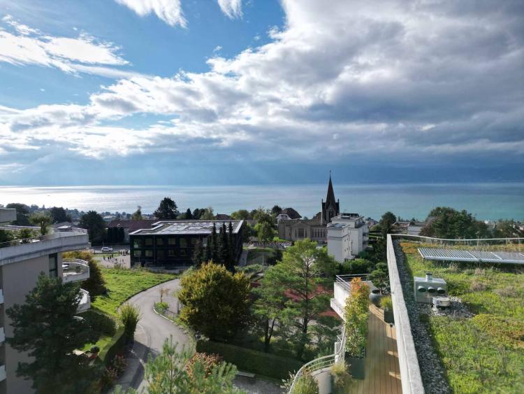 EXKLUSIV – Luxuswohnung mit atemberaubender Aussicht in La Rosiaz