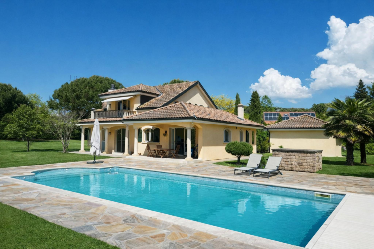 Magnificent detached southern style villa with swimming pool