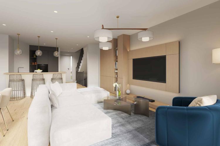 Neue HPE-Villa mit Dachterrasse und privatem Garten – Grundstück B